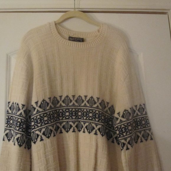 Vintage Reed St.James Mens Crew Neck Sweater Sz.XL - Picture 2 of 10